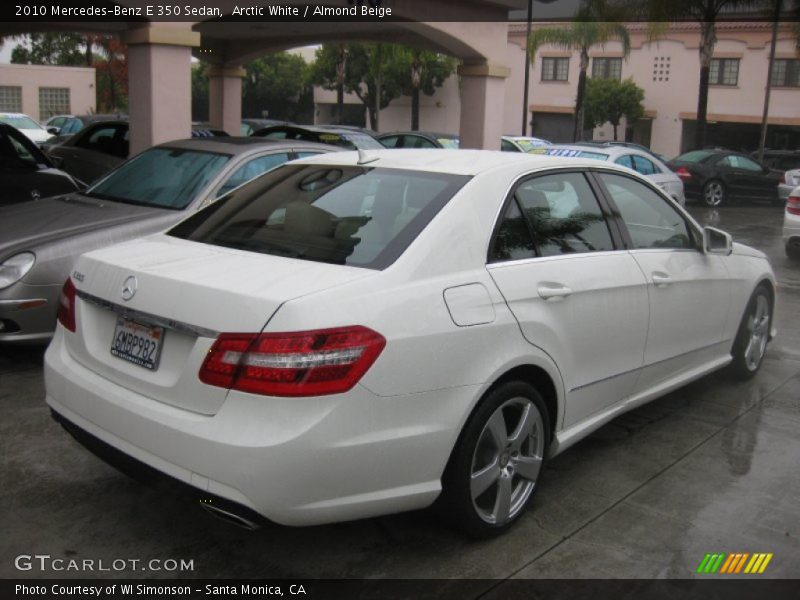 Arctic White / Almond Beige 2010 Mercedes-Benz E 350 Sedan