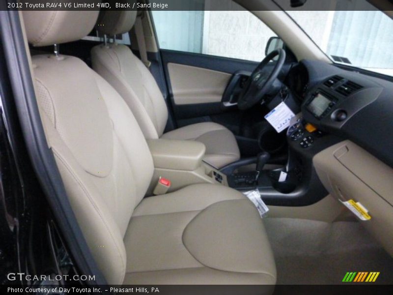 Black / Sand Beige 2012 Toyota RAV4 V6 Limited 4WD
