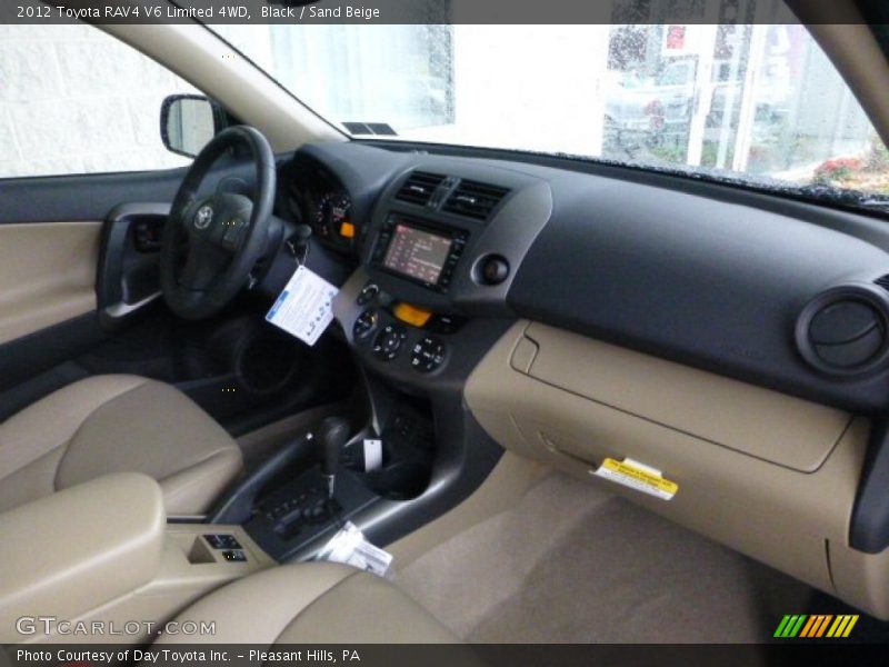 Black / Sand Beige 2012 Toyota RAV4 V6 Limited 4WD