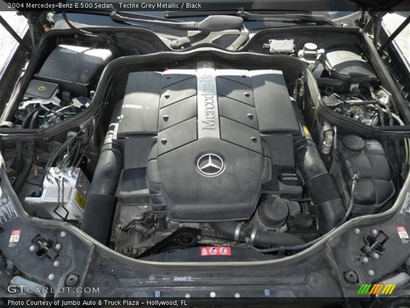 Tectite Grey Metallic / Black 2004 Mercedes-Benz E 500 Sedan