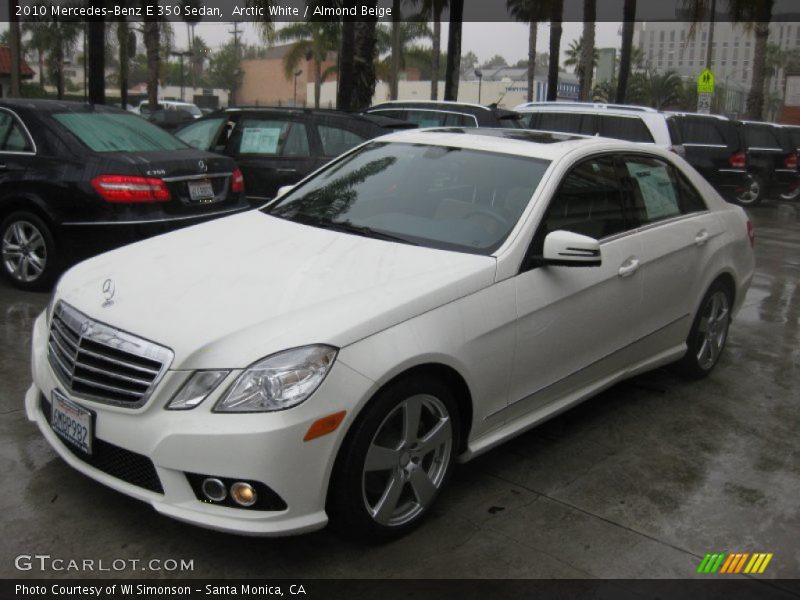 Arctic White / Almond Beige 2010 Mercedes-Benz E 350 Sedan