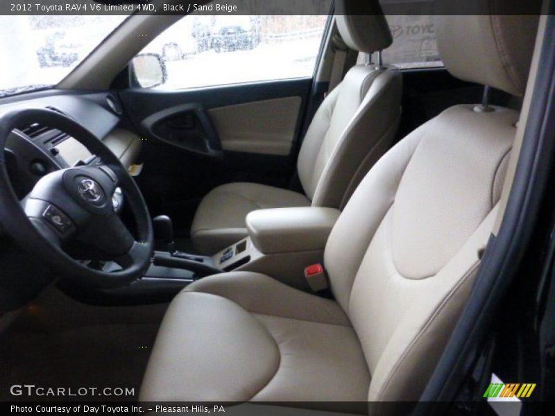 Black / Sand Beige 2012 Toyota RAV4 V6 Limited 4WD