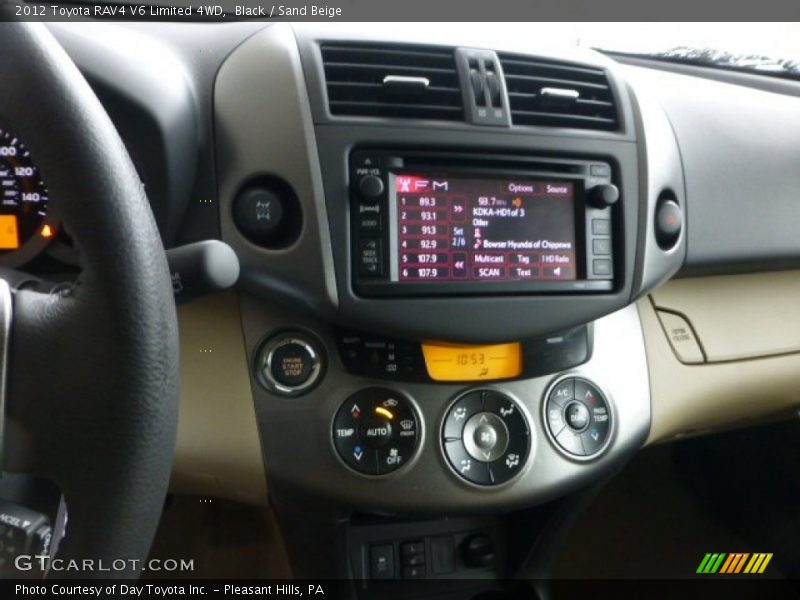 Black / Sand Beige 2012 Toyota RAV4 V6 Limited 4WD