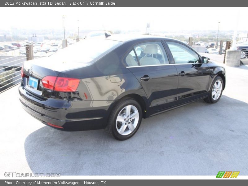 Black Uni / Cornsilk Beige 2013 Volkswagen Jetta TDI Sedan