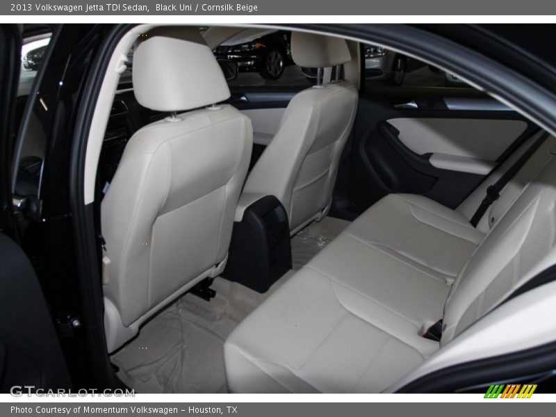 Black Uni / Cornsilk Beige 2013 Volkswagen Jetta TDI Sedan