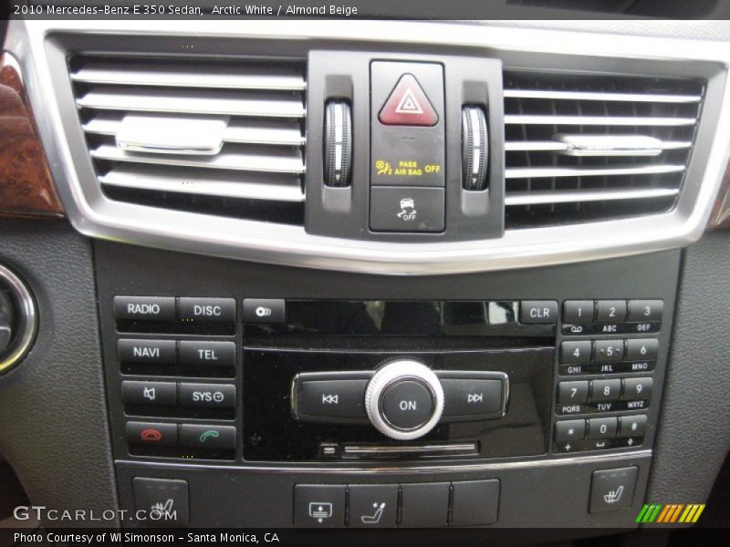 Arctic White / Almond Beige 2010 Mercedes-Benz E 350 Sedan