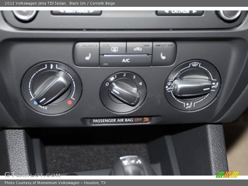 Black Uni / Cornsilk Beige 2013 Volkswagen Jetta TDI Sedan