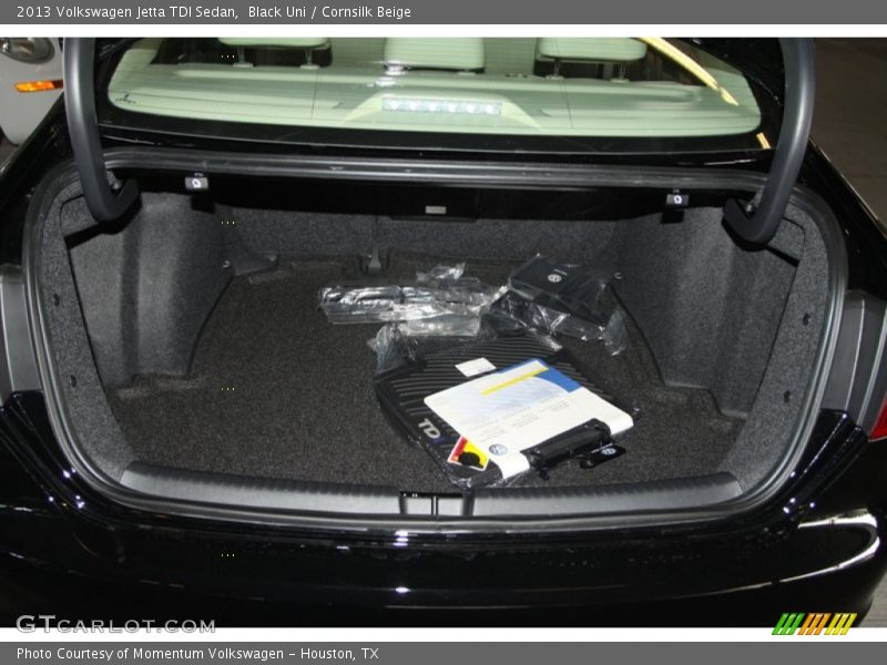 Black Uni / Cornsilk Beige 2013 Volkswagen Jetta TDI Sedan