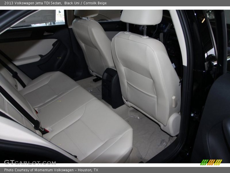 Black Uni / Cornsilk Beige 2013 Volkswagen Jetta TDI Sedan