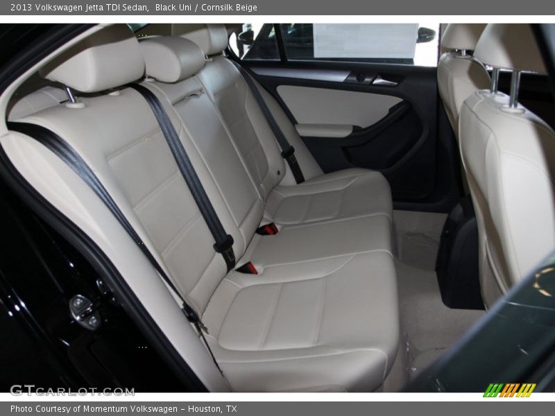 Black Uni / Cornsilk Beige 2013 Volkswagen Jetta TDI Sedan
