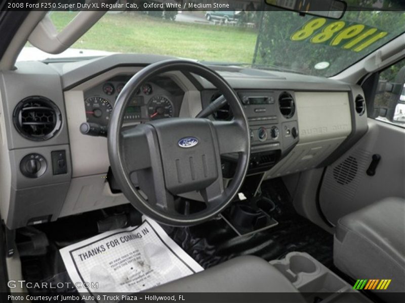  2008 F250 Super Duty XL Regular Cab Medium Stone Interior