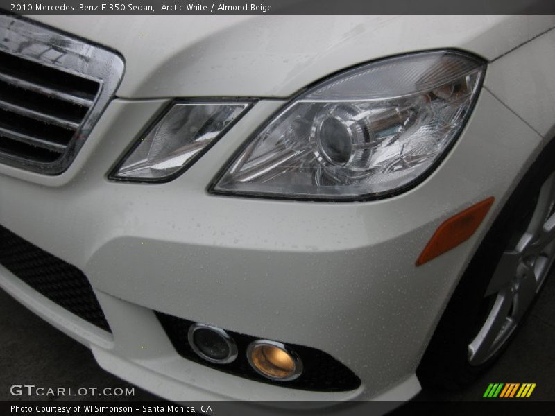 Arctic White / Almond Beige 2010 Mercedes-Benz E 350 Sedan