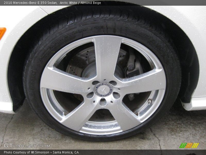 Arctic White / Almond Beige 2010 Mercedes-Benz E 350 Sedan