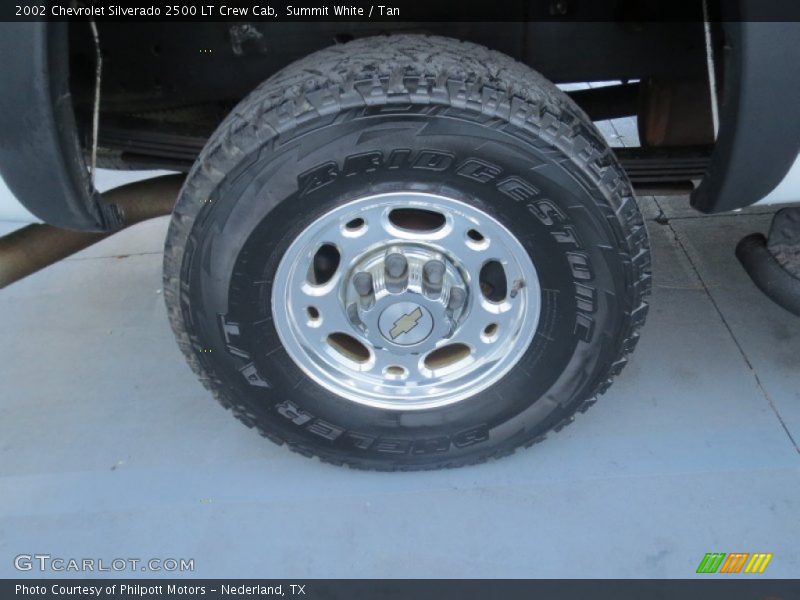 Summit White / Tan 2002 Chevrolet Silverado 2500 LT Crew Cab