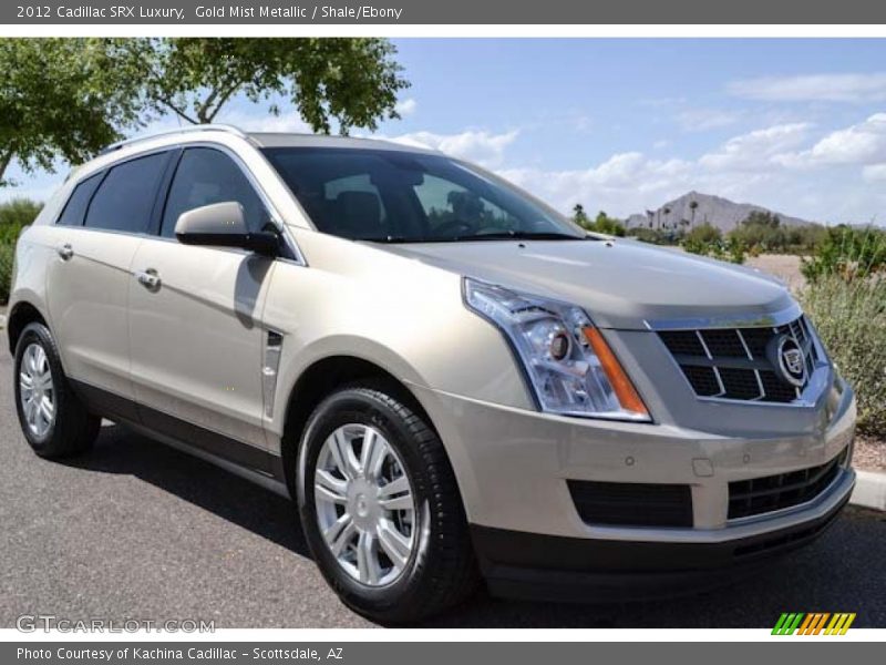 Gold Mist Metallic / Shale/Ebony 2012 Cadillac SRX Luxury