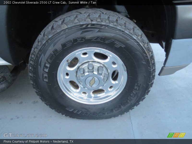 Summit White / Tan 2002 Chevrolet Silverado 2500 LT Crew Cab