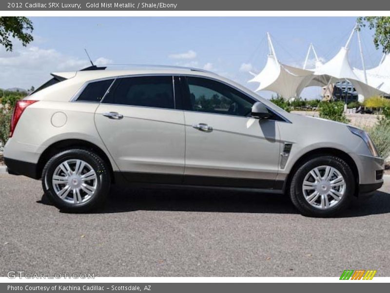 Gold Mist Metallic / Shale/Ebony 2012 Cadillac SRX Luxury