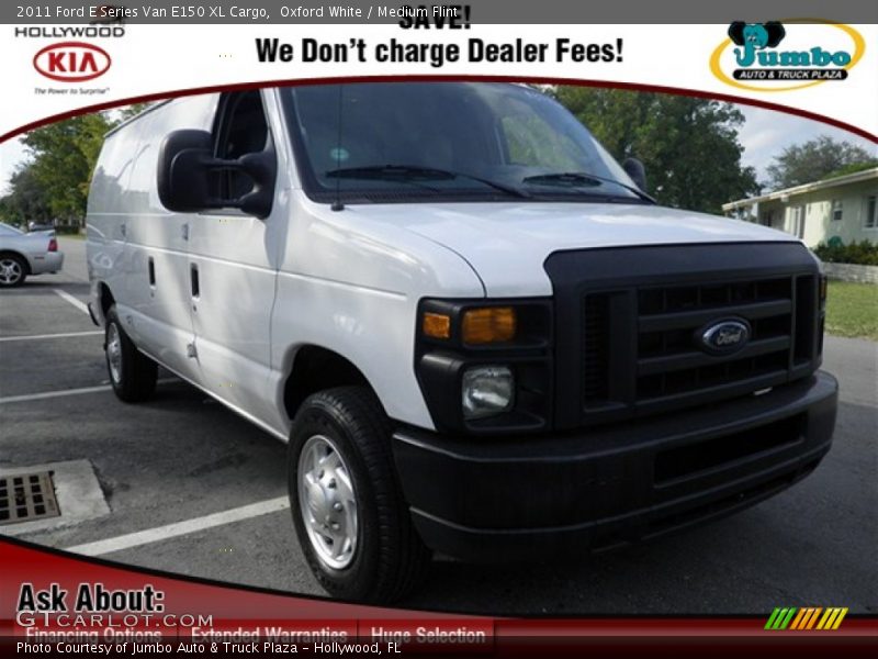 Oxford White / Medium Flint 2011 Ford E Series Van E150 XL Cargo