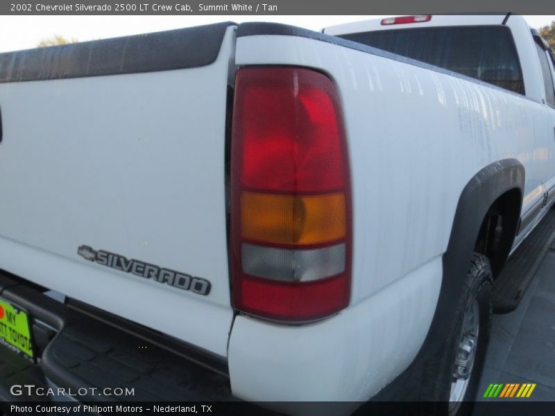 Summit White / Tan 2002 Chevrolet Silverado 2500 LT Crew Cab
