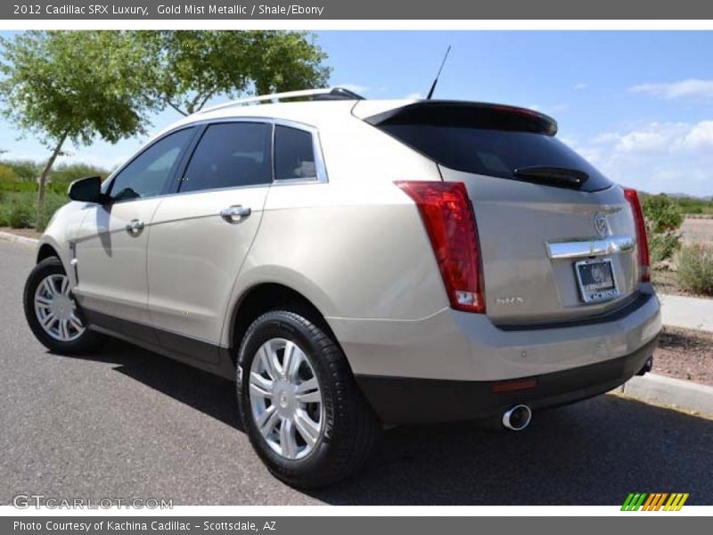 Gold Mist Metallic / Shale/Ebony 2012 Cadillac SRX Luxury