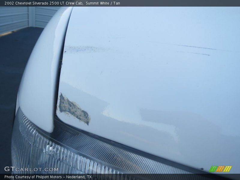 Summit White / Tan 2002 Chevrolet Silverado 2500 LT Crew Cab