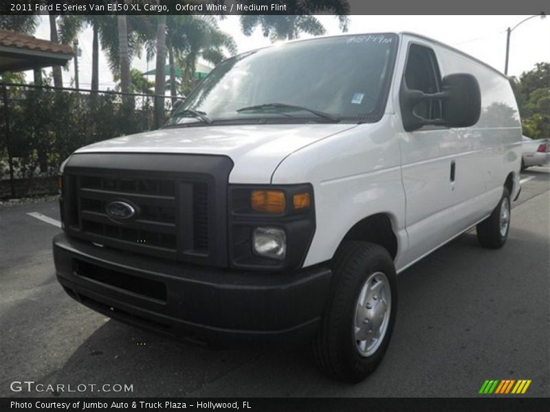 Oxford White / Medium Flint 2011 Ford E Series Van E150 XL Cargo