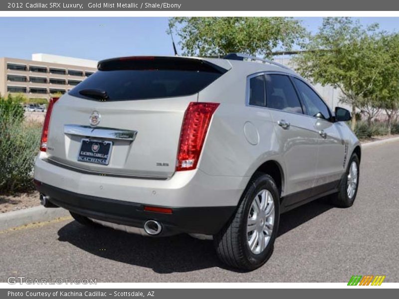 Gold Mist Metallic / Shale/Ebony 2012 Cadillac SRX Luxury
