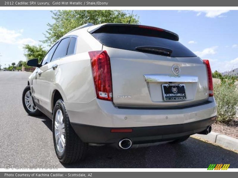 Gold Mist Metallic / Shale/Ebony 2012 Cadillac SRX Luxury