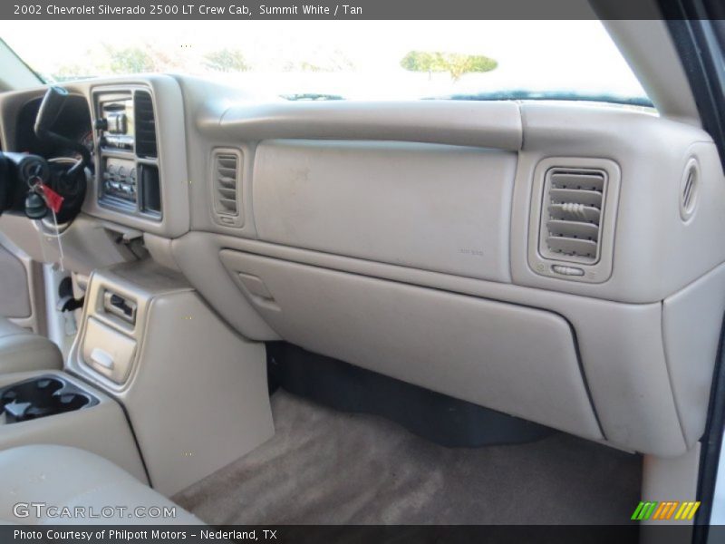Summit White / Tan 2002 Chevrolet Silverado 2500 LT Crew Cab