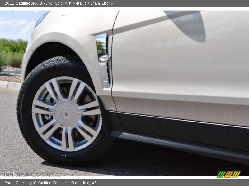 Gold Mist Metallic / Shale/Ebony 2012 Cadillac SRX Luxury