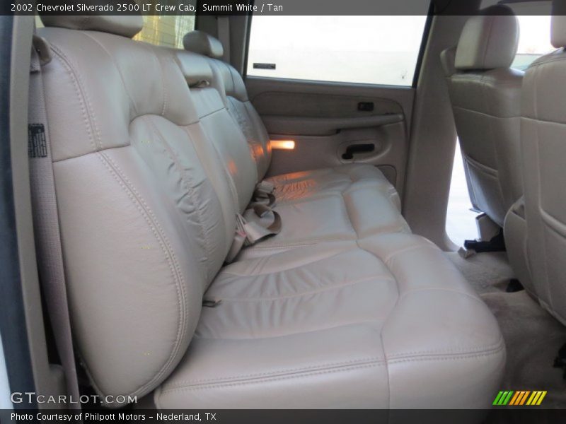 Summit White / Tan 2002 Chevrolet Silverado 2500 LT Crew Cab