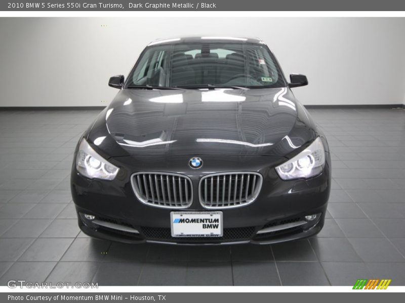 Dark Graphite Metallic / Black 2010 BMW 5 Series 550i Gran Turismo