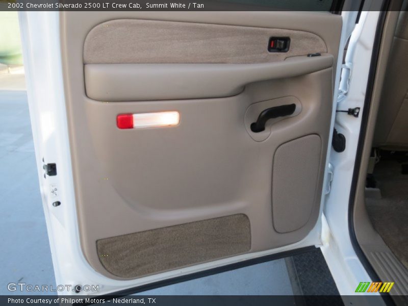 Summit White / Tan 2002 Chevrolet Silverado 2500 LT Crew Cab
