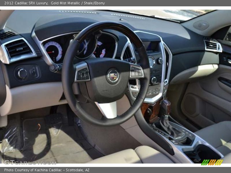Gold Mist Metallic / Shale/Ebony 2012 Cadillac SRX Luxury