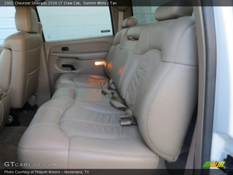 Summit White / Tan 2002 Chevrolet Silverado 2500 LT Crew Cab