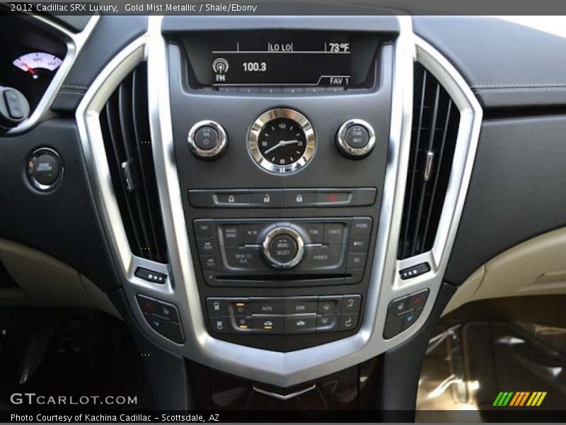 Gold Mist Metallic / Shale/Ebony 2012 Cadillac SRX Luxury