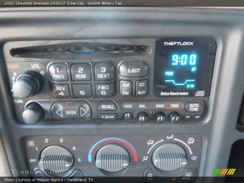 Audio System of 2002 Silverado 2500 LT Crew Cab
