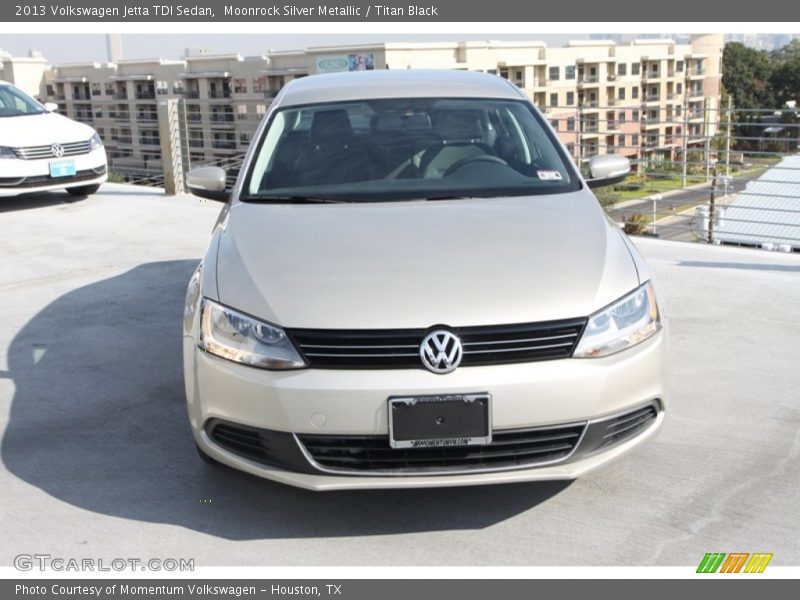 Moonrock Silver Metallic / Titan Black 2013 Volkswagen Jetta TDI Sedan