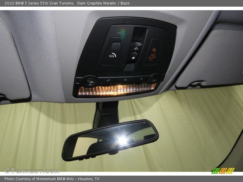 Dark Graphite Metallic / Black 2010 BMW 5 Series 550i Gran Turismo