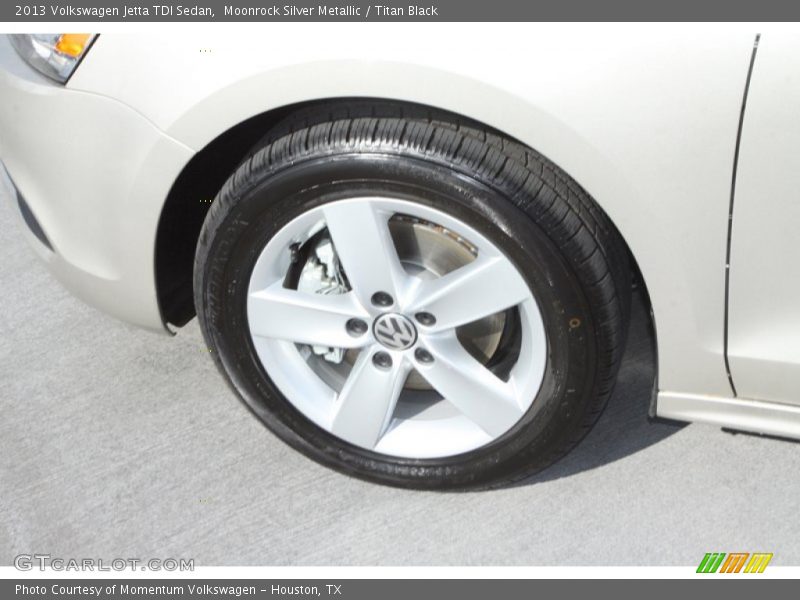 Moonrock Silver Metallic / Titan Black 2013 Volkswagen Jetta TDI Sedan