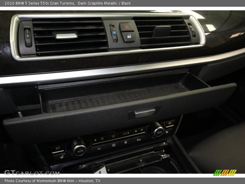 Dark Graphite Metallic / Black 2010 BMW 5 Series 550i Gran Turismo