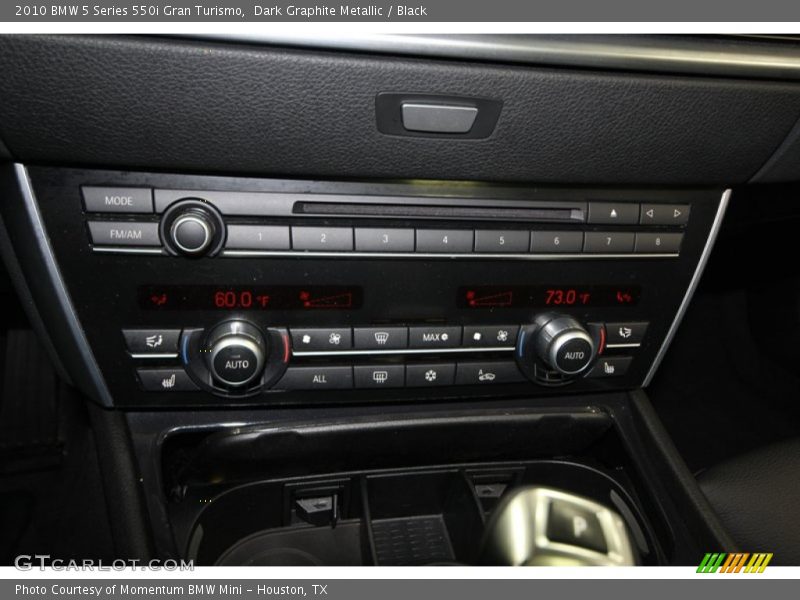 Controls of 2010 5 Series 550i Gran Turismo