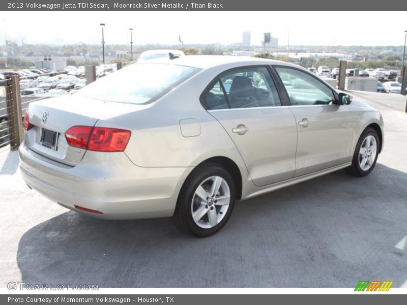 Moonrock Silver Metallic / Titan Black 2013 Volkswagen Jetta TDI Sedan