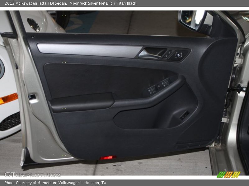 Moonrock Silver Metallic / Titan Black 2013 Volkswagen Jetta TDI Sedan