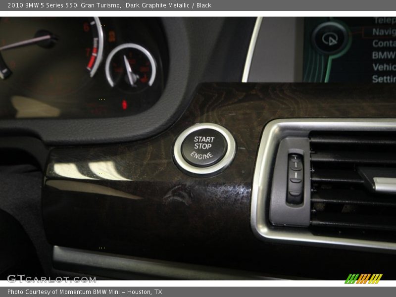 Dark Graphite Metallic / Black 2010 BMW 5 Series 550i Gran Turismo