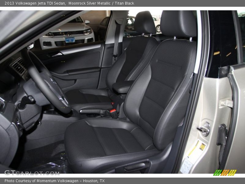 Moonrock Silver Metallic / Titan Black 2013 Volkswagen Jetta TDI Sedan