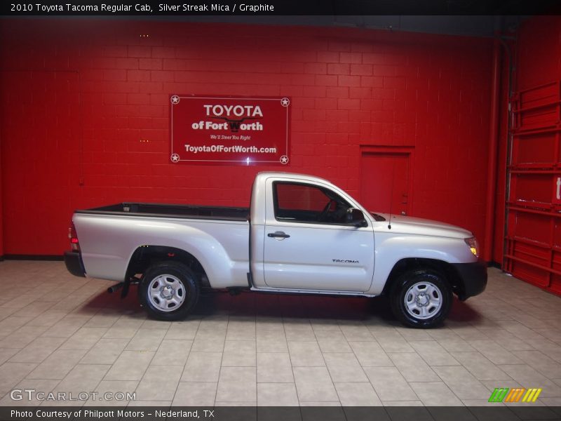 Silver Streak Mica / Graphite 2010 Toyota Tacoma Regular Cab
