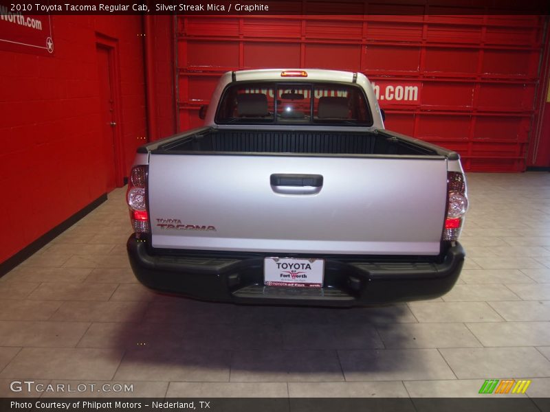 Silver Streak Mica / Graphite 2010 Toyota Tacoma Regular Cab