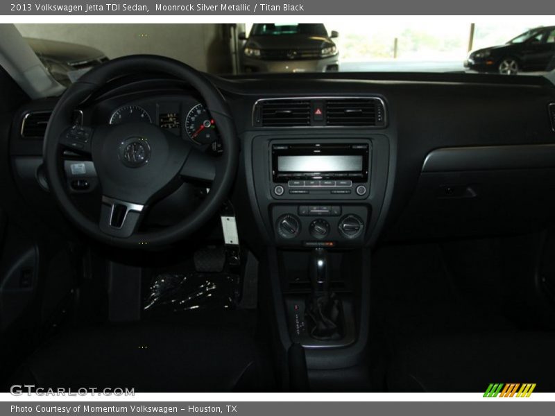 Moonrock Silver Metallic / Titan Black 2013 Volkswagen Jetta TDI Sedan