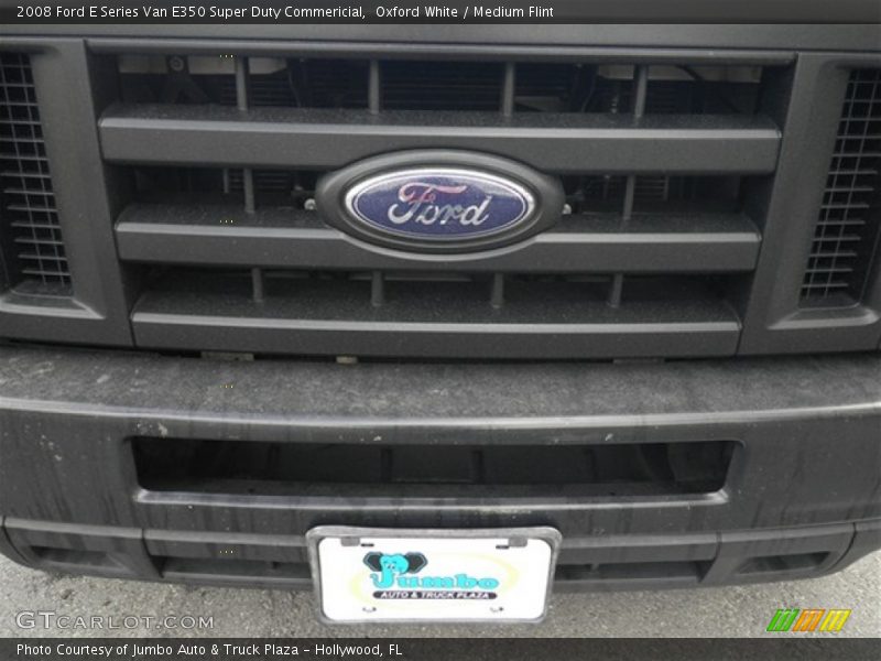 Oxford White / Medium Flint 2008 Ford E Series Van E350 Super Duty Commericial